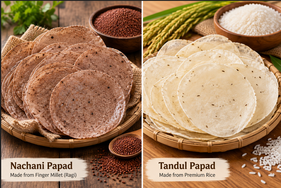 Machine made Papad