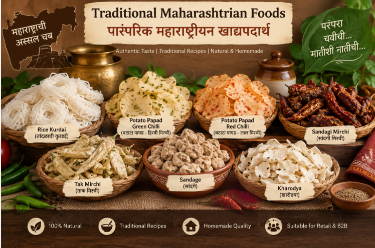 Traditional Maharashtrian Foods/पारंपरिक महाराष्ट्रीयन खाद्यपदार्थ