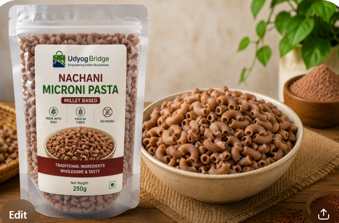 Ragi Pasta/नाचणी पास्ता