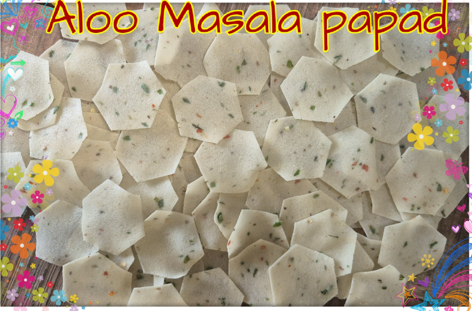 Aloo Masala Papad/आलू मसाला पापड